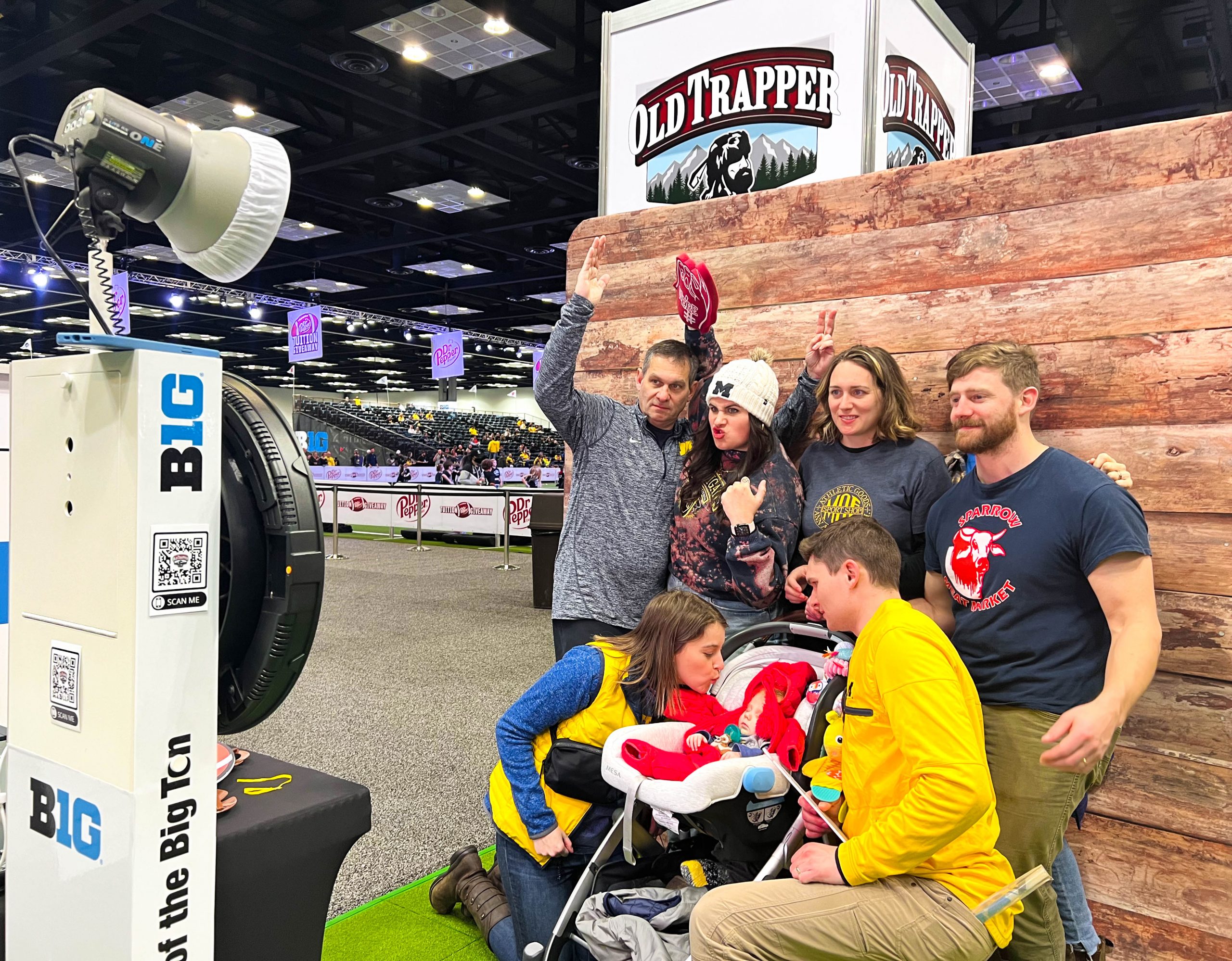Old Trapper at The Big 10 Fan Fest