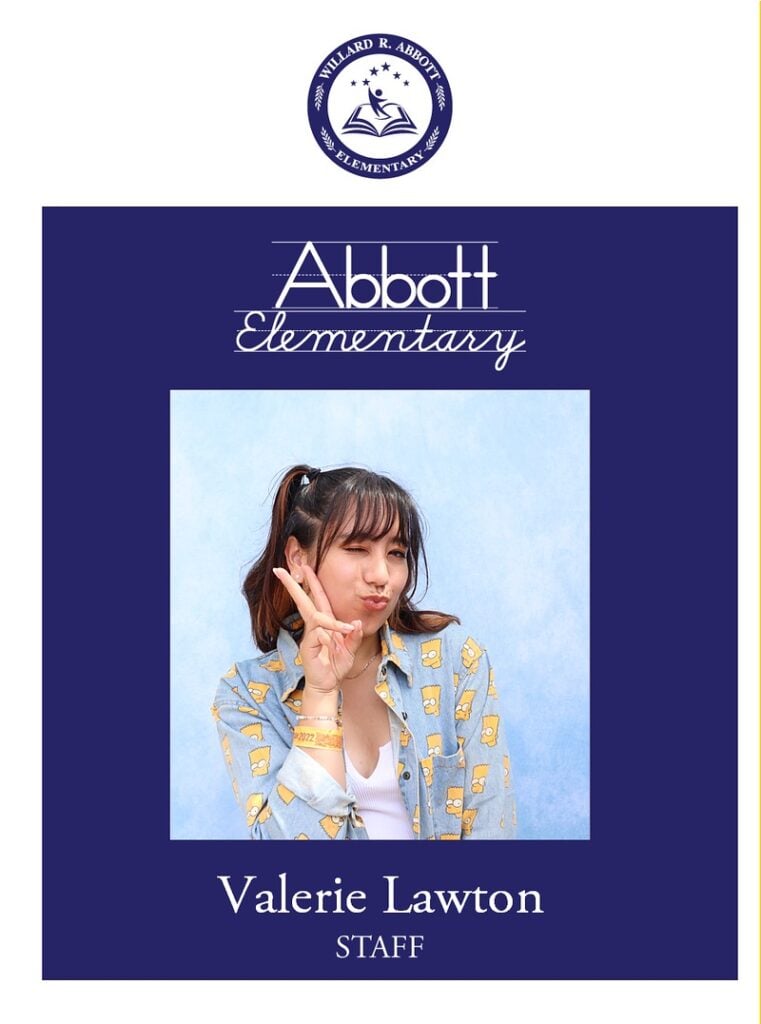 Custom trading card Abbott Elementary