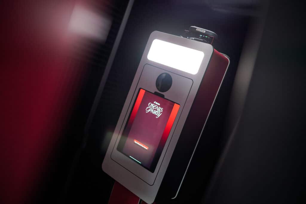 Photo of the custom Video Booth for tiktok and oscars