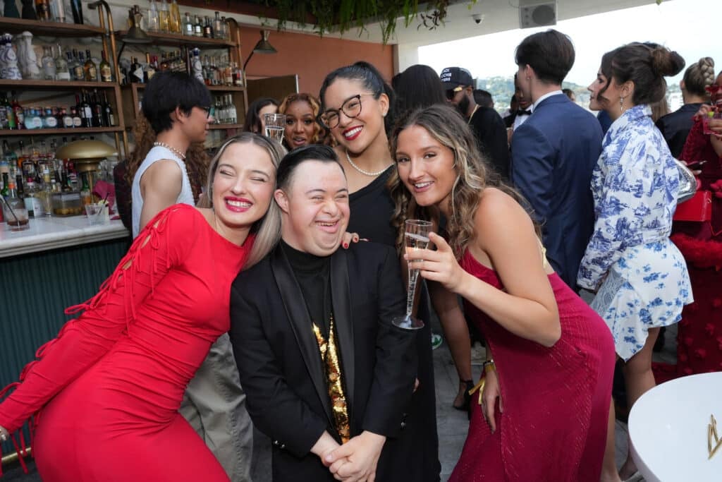 Influencers enjoying the party