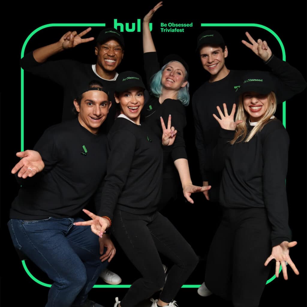 Hulu be obsessed triviafest group photo