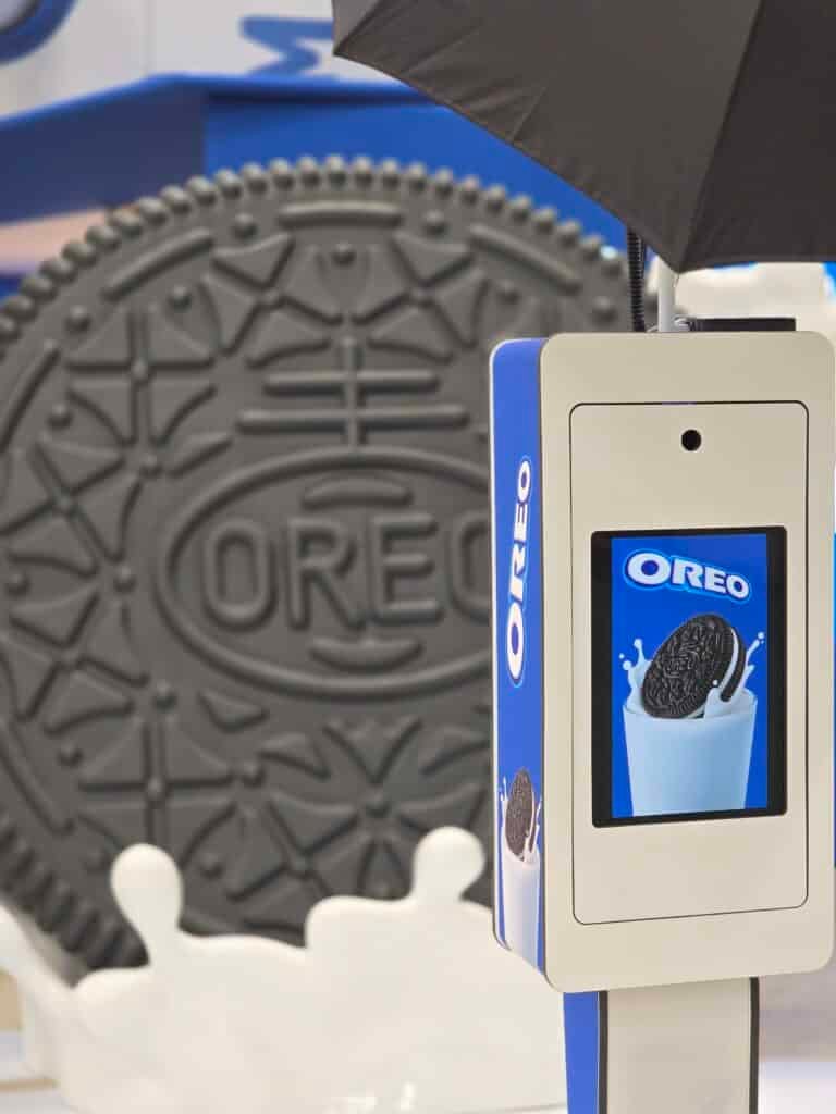 Photo Booth screen Oreo