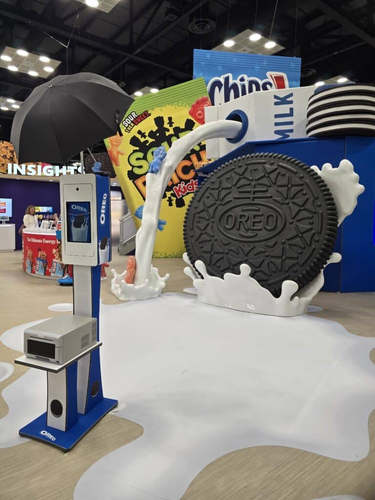 Sweets and Snacks Expo 2025 set up for oreo/mondelez