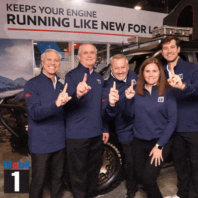 Mobil 1 Team GIF taken eith the Photo Booth at AAPEX 2025