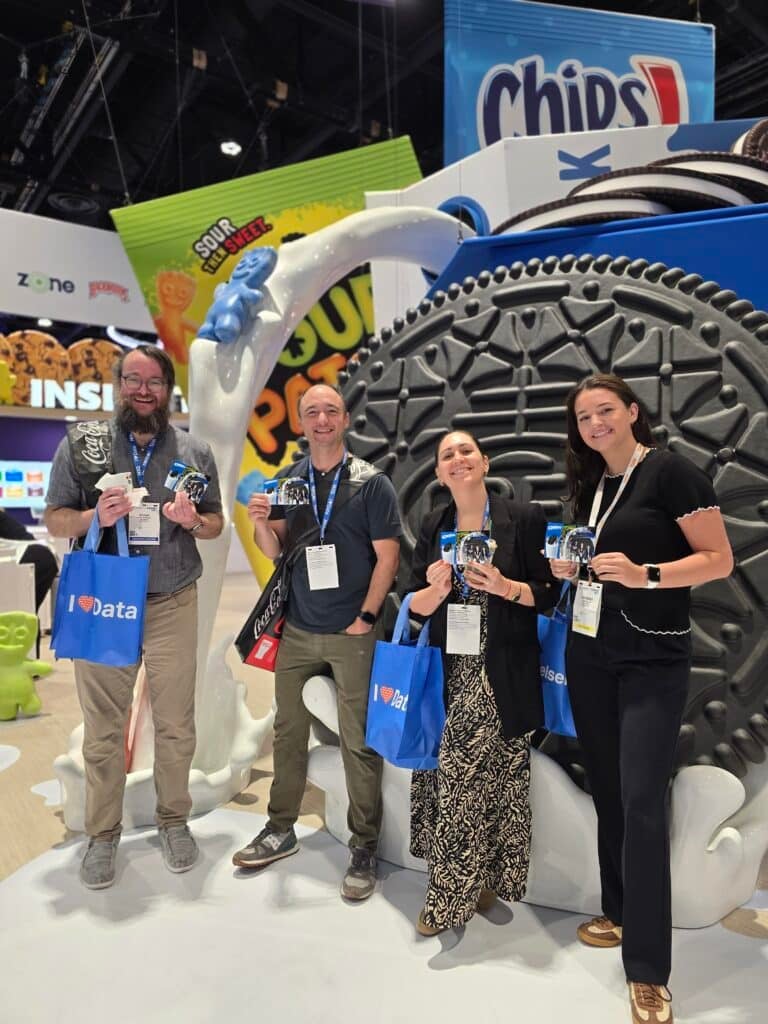 Group of People in front of the Giant Oreo at NACS Show 2025