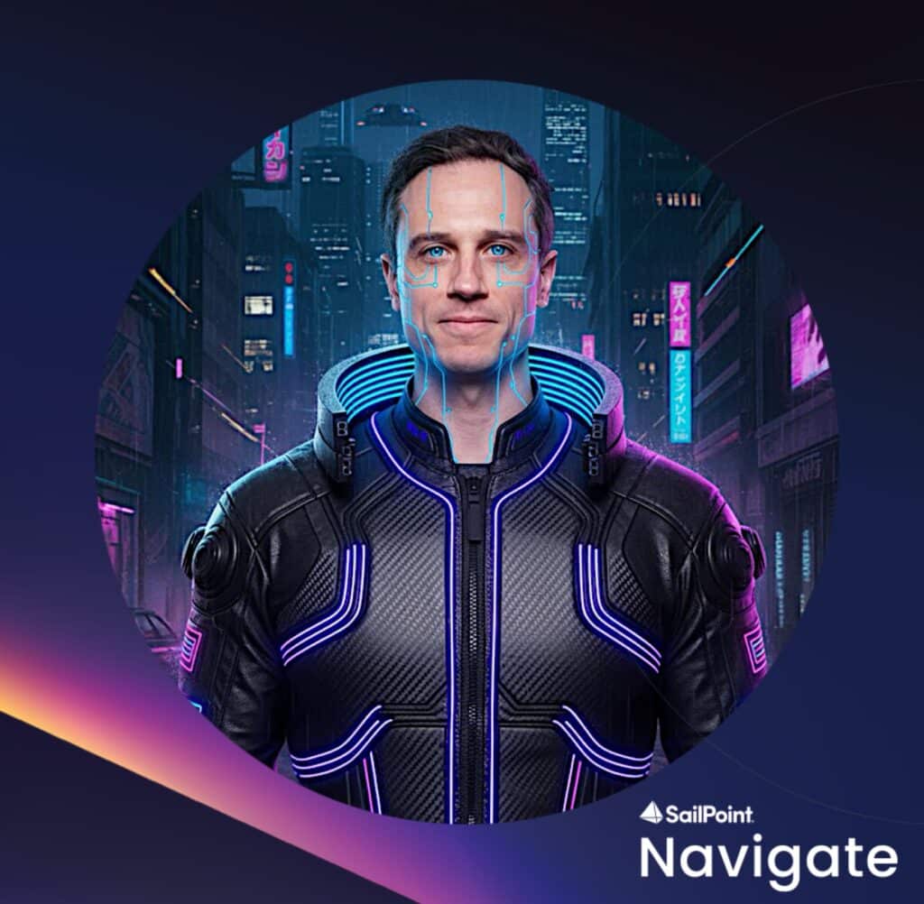 Sailpoint AI picture of a model at Navigate 2025