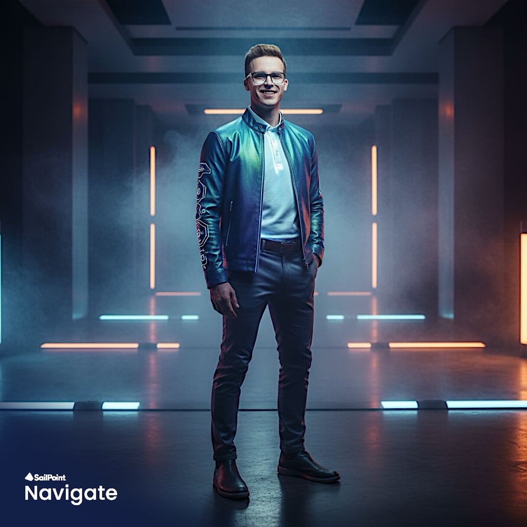 Sailpoint AI picture of a ypung man at Navigate 2025