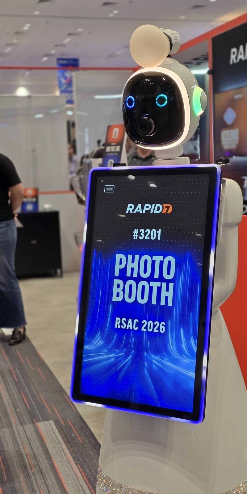 RSAC 2026 05 The Rapid 7 Roaming Photo Bot at RSAC 2026