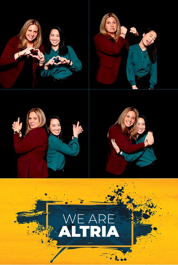 Altria group Photo Print (2) Photo of 2 ladies doing funny poses